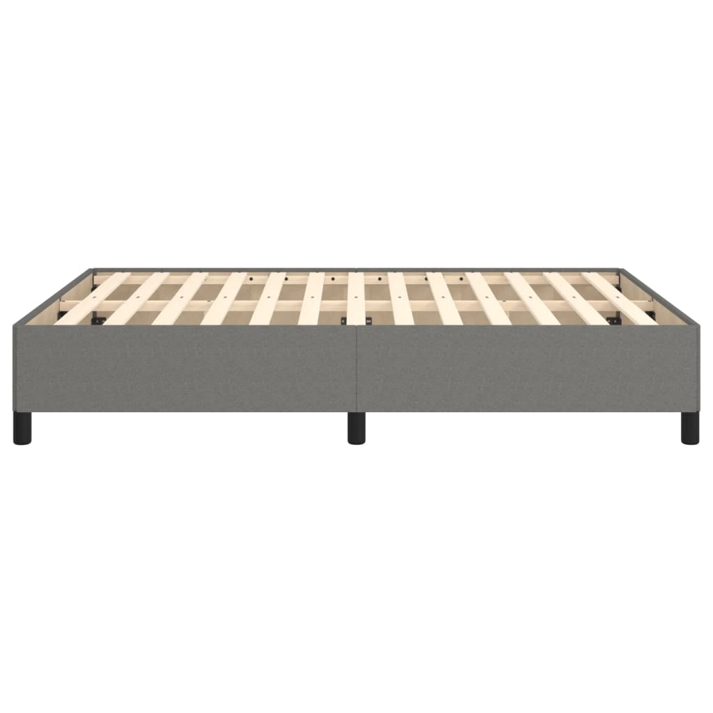 Bedframe Stof Donkergrijs 140 x 200 cm 35 cm