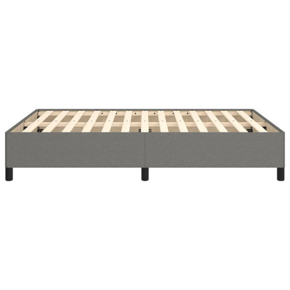 Bedframe Stof Donkergrijs 140 x 200 cm 35 cm