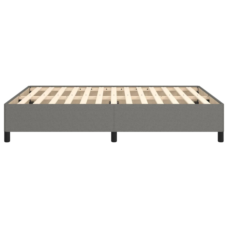 Bedframe Stof Donkergrijs 140 x 200 cm 35 cm