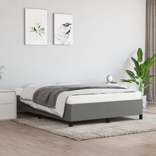 Bedframe Stof Donkergrijs 140 x 200 cm 35 cm