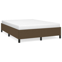 Bedframe Stof Donkerbruin 140 x 200 cm 35 cm