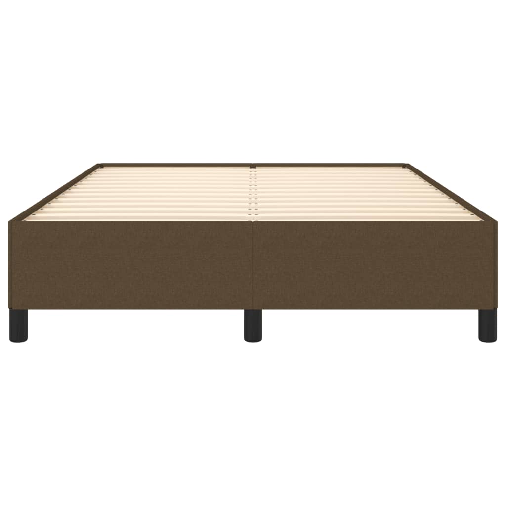 Bedframe Stof Donkerbruin 140 x 200 cm 35 cm