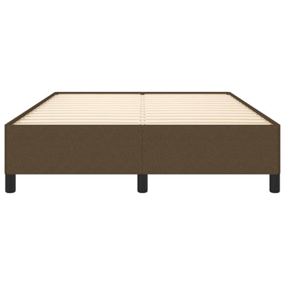 Bedframe Stof Donkerbruin 140 x 200 cm 35 cm