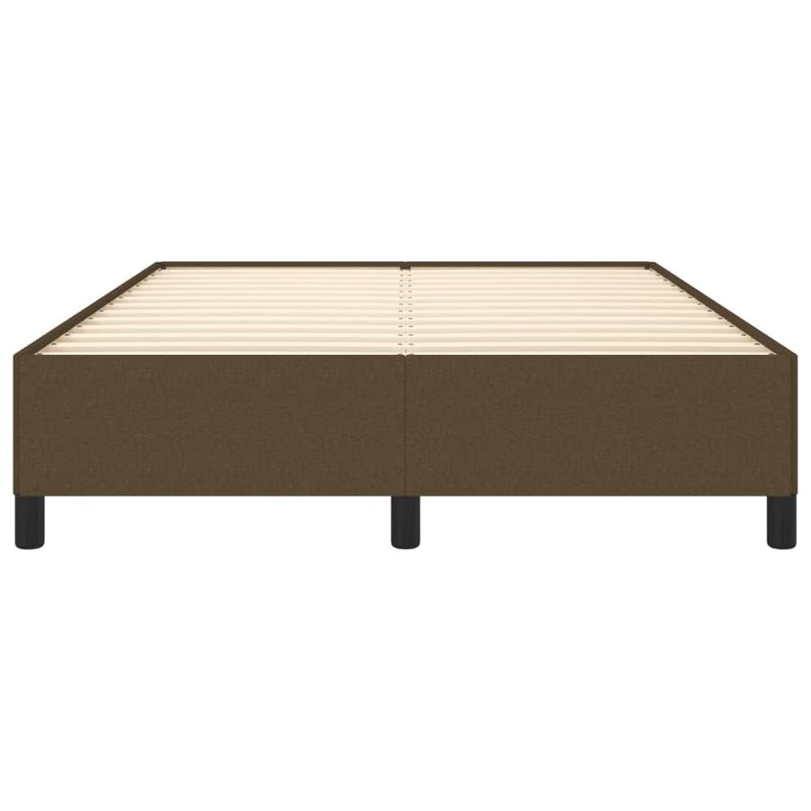 Bedframe Stof Donkerbruin 140 x 200 cm 35 cm