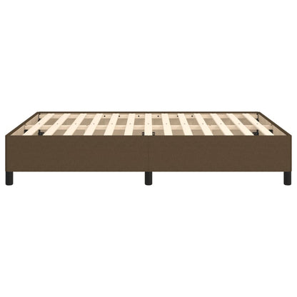 Bedframe Stof Donkerbruin 140 x 200 cm 35 cm