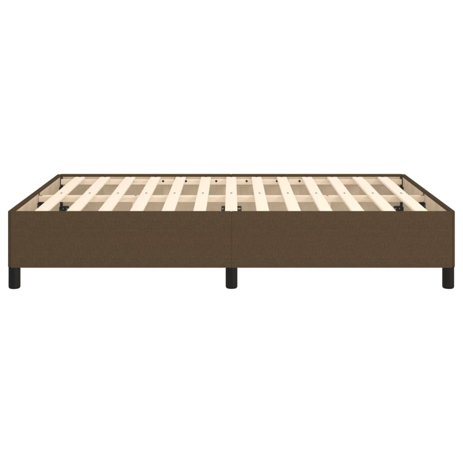 Bedframe Stof Donkerbruin 140 x 200 cm 35 cm
