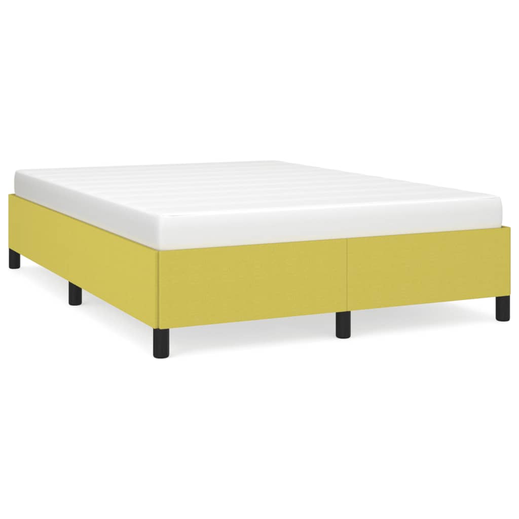 Bedframe zonder matras 140x200 cm stof groen