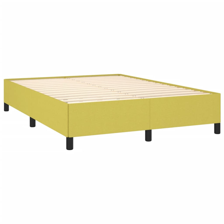 Bedframe zonder matras 140x200 cm stof groen