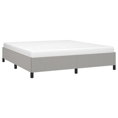 Bedframe Stof Lichtgrijs 160 x 200 cm 35 cm