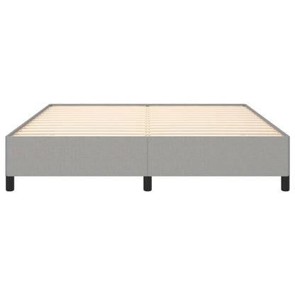 Bedframe Stof Lichtgrijs 160 x 200 cm 35 cm
