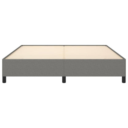 Bedframe Stof Donkergrijs 160 x 200 cm 35 cm