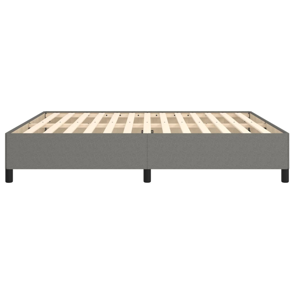 Bedframe Stof Donkergrijs 160 x 200 cm 35 cm
