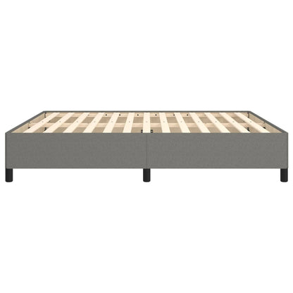Bedframe Stof Donkergrijs 160 x 200 cm 35 cm