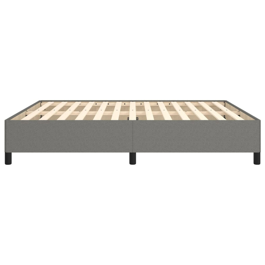 Bedframe Stof Donkergrijs 160 x 200 cm 35 cm