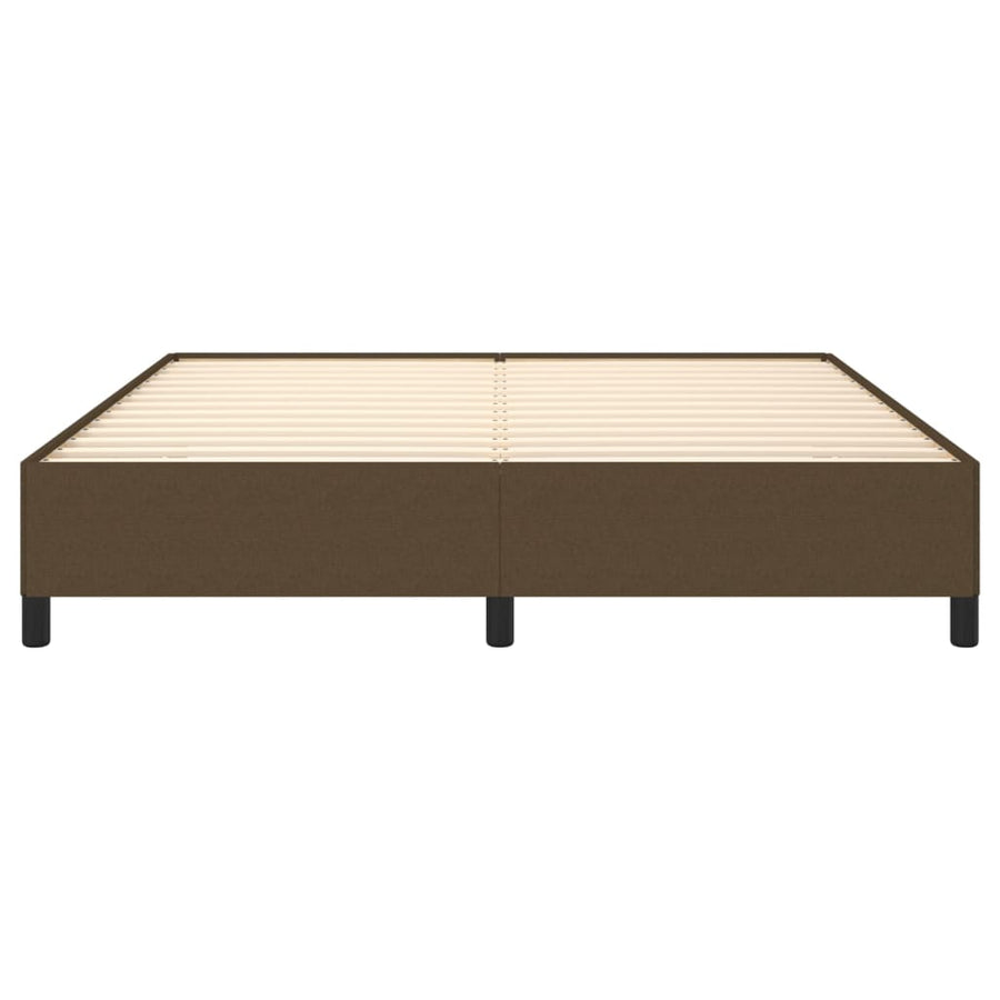 Bedframe Stof Donkerbruin 160 x 200 cm 35 cm