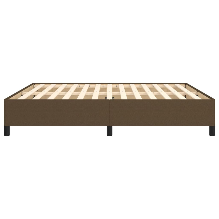 Bedframe Stof Donkerbruin 160 x 200 cm 35 cm