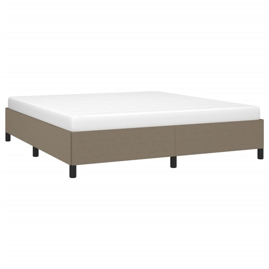 Bedframe Stof Taupe 160 x 200 cm 35 cm