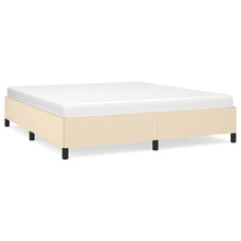 Bedframe Stof Kleurig Crème 160 x 200 cm 35 cm