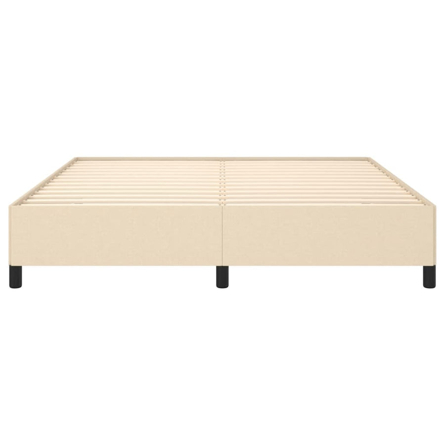 Bedframe Stof Kleurig Crème 160 x 200 cm 35 cm