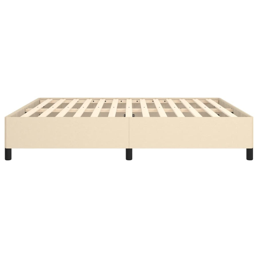 Bedframe Stof Kleurig Crème 160 x 200 cm 35 cm