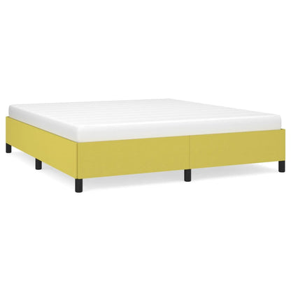 Bedframe zonder matras 160x200 cm stof groen