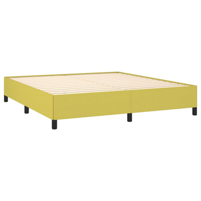 Bedframe zonder matras 160x200 cm stof groen