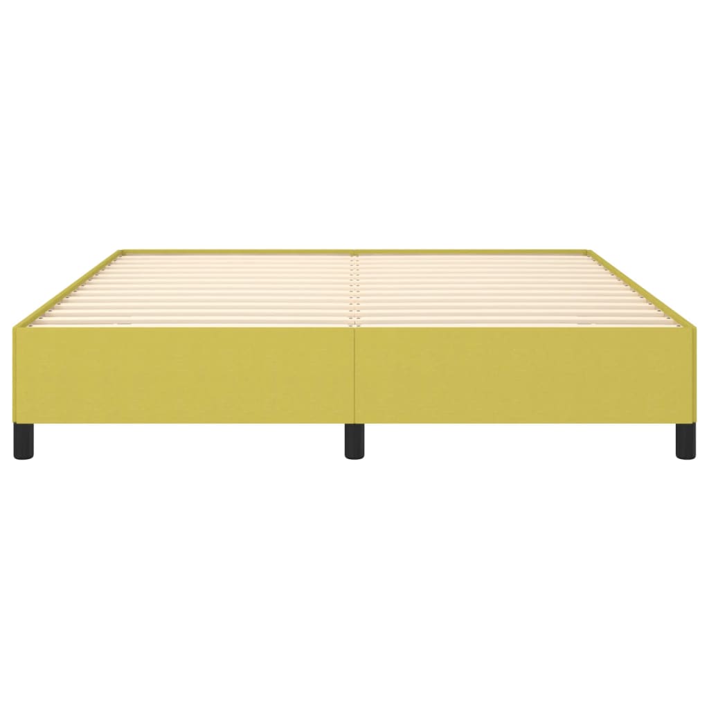 Bedframe zonder matras 160x200 cm stof groen