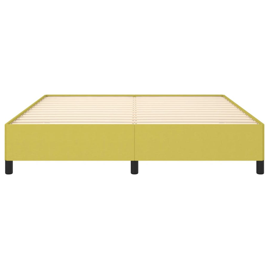 Bedframe zonder matras 160x200 cm stof groen