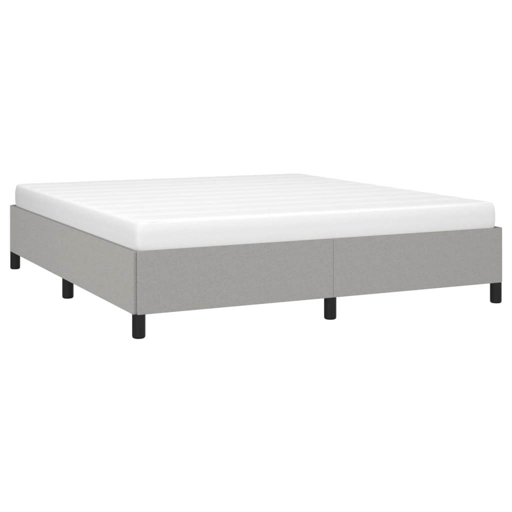 Bedframe Stof Lichtgrijs 180 x 200 cm 35 cm