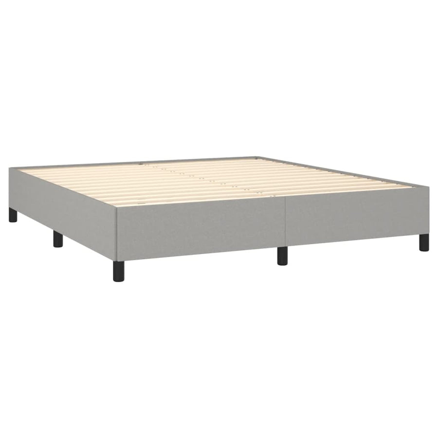 Bedframe Stof Lichtgrijs 180 x 200 cm 35 cm