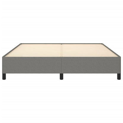 Bedframe Stof Donkergrijs 180 x 200 cm 35 cm