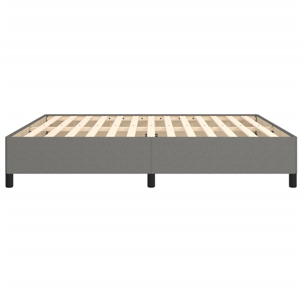 Bedframe Stof Donkergrijs 180 x 200 cm 35 cm