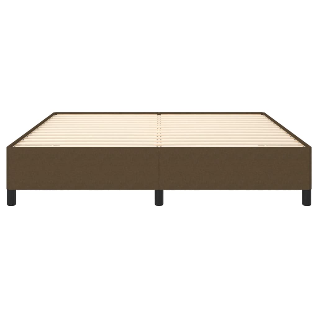 Bedframe Stof Donkerbruin 180 x 200 cm 35 cm