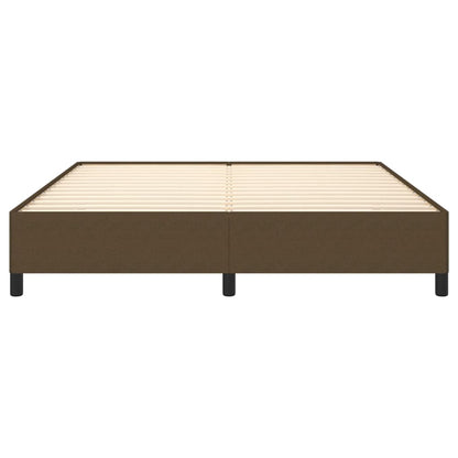Bedframe Stof Donkerbruin 180 x 200 cm 35 cm