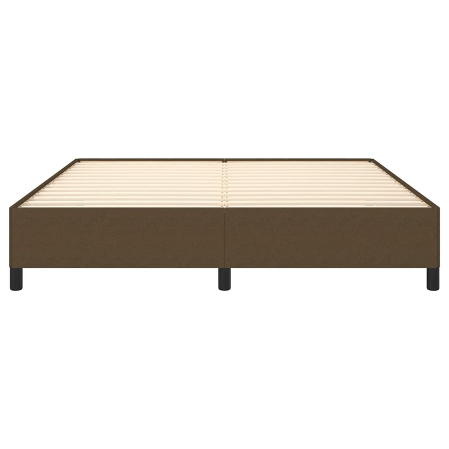 Bedframe Stof Donkerbruin 180 x 200 cm 35 cm