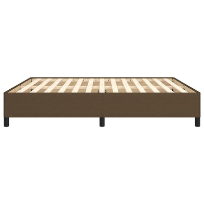 Bedframe Stof Donkerbruin 180 x 200 cm 35 cm