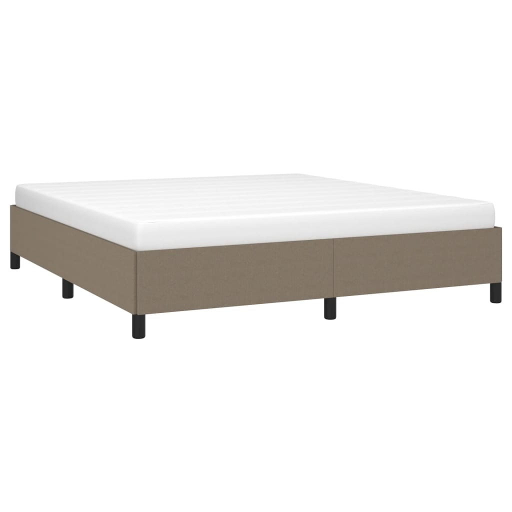 Bedframe Stof Taupe 180 x 200 cm 35 cm