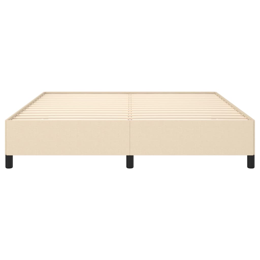 Bedframe Stof Kleurig Crème 180 x 200 cm 35 cm