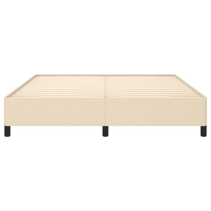 Bedframe Stof Kleurig Crème 180 x 200 cm 35 cm