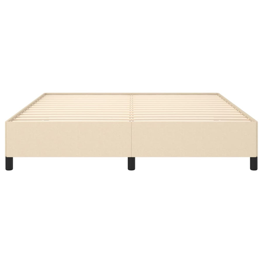 Bedframe Stof Kleurig Crème 180 x 200 cm 35 cm