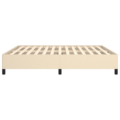 Bedframe Stof Kleurig Crème 180 x 200 cm 35 cm