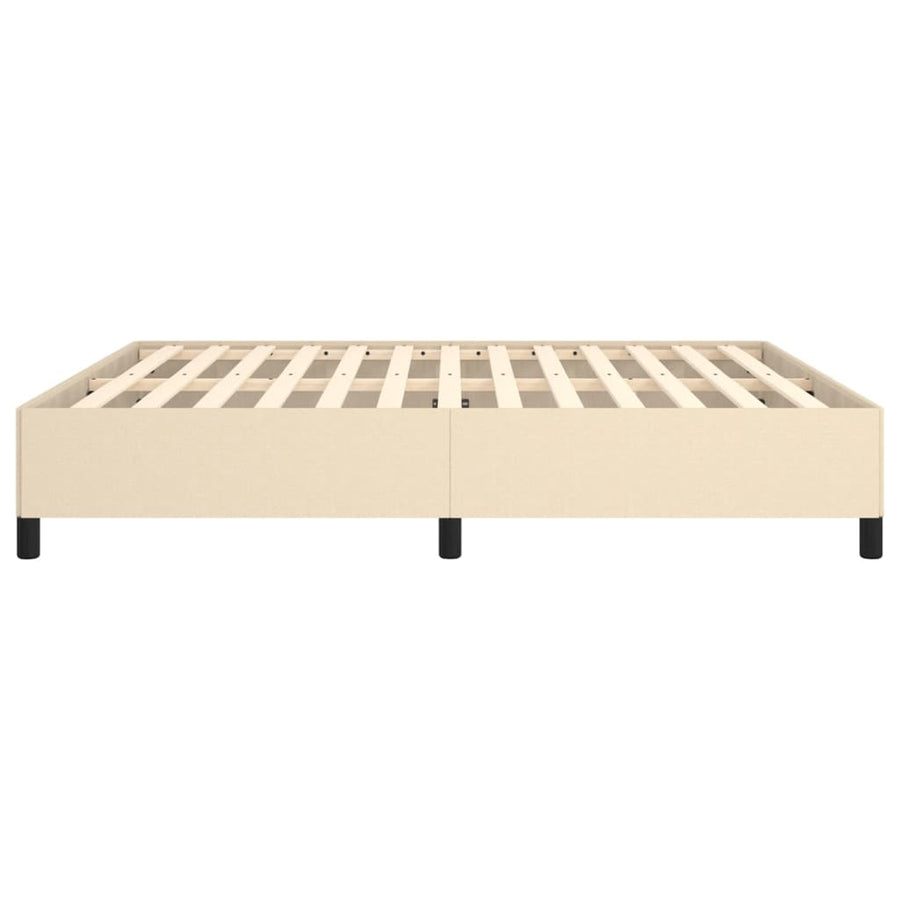 Bedframe Stof Kleurig Crème 180 x 200 cm 35 cm