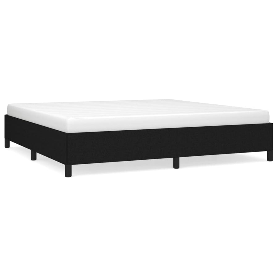 Bedframe Stof Zwart 200 x 200 cm 35 cm