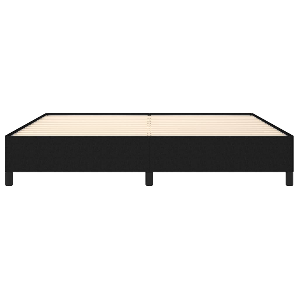 Bedframe Stof Zwart 200 x 200 cm 35 cm