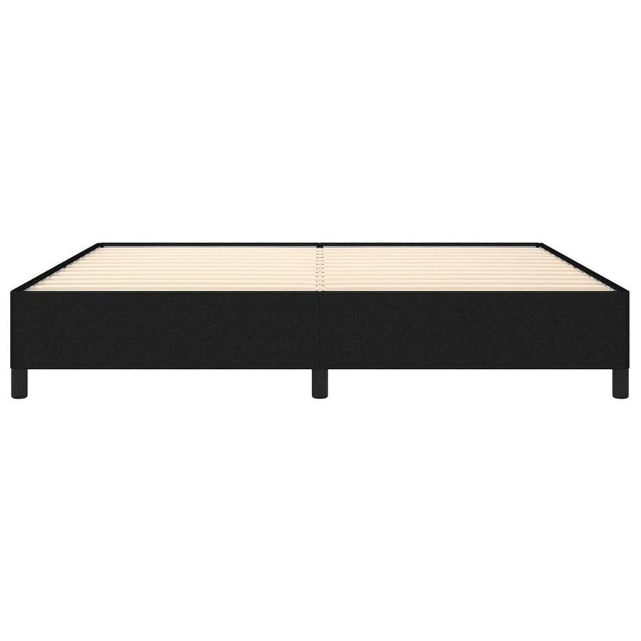 Bedframe Stof Zwart 200 x 200 cm 35 cm