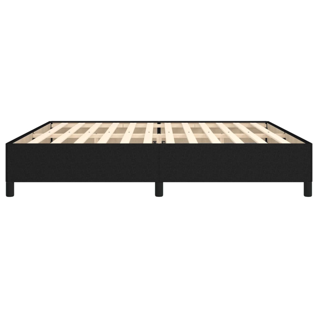 Bedframe Stof Zwart 200 x 200 cm 35 cm