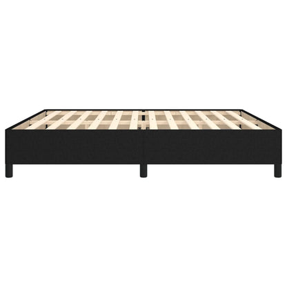 Bedframe Stof Zwart 200 x 200 cm 35 cm