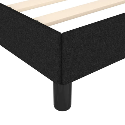 Bedframe Stof Zwart 200 x 200 cm 35 cm