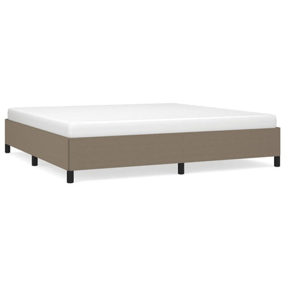Bedframe Stof Taupe 200 x 200 cm 35 cm