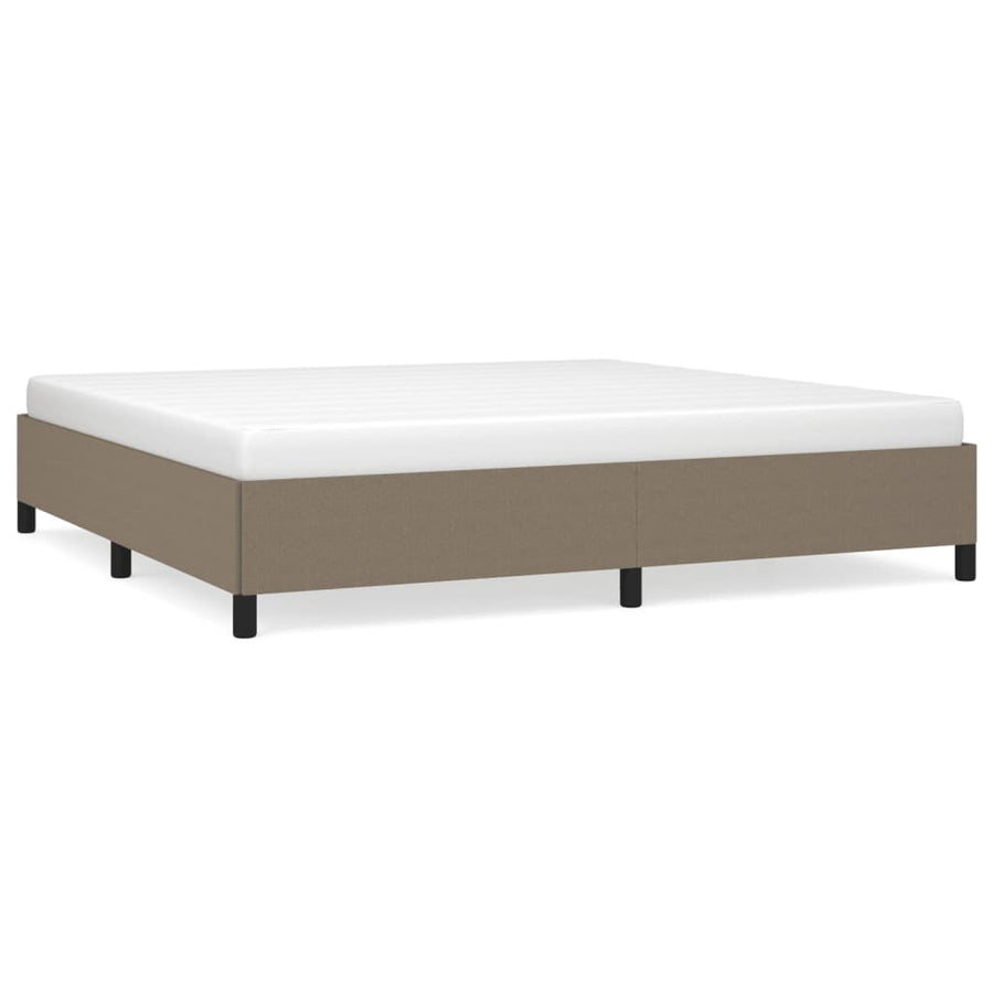 Bedframe Stof Taupe 200 x 200 cm 35 cm